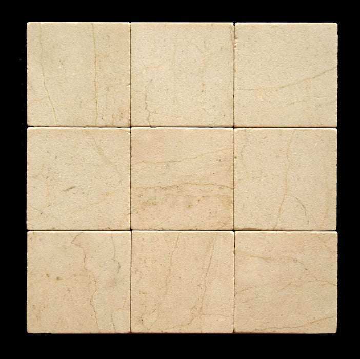 Crema Marfil Standard Marble Tile - Tumbled
