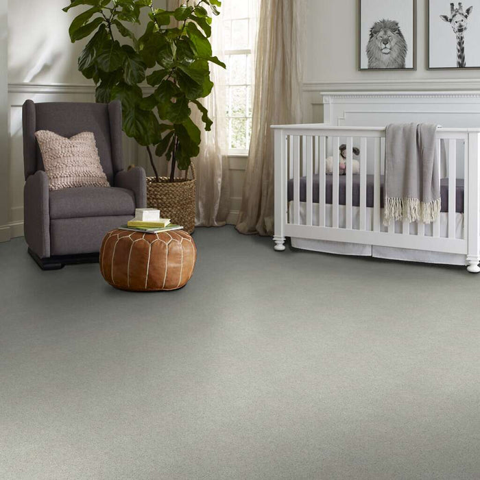 Shaw Floor Studio Around The House I Crystal Blue 00402 Textured Nylon