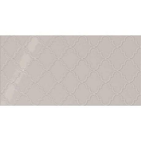 Showscape Soft Gray Arabesque Pattern SH11