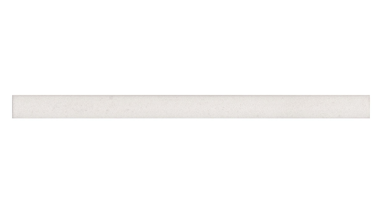 Cloe 0.5 x 8 Ceramic Jolly Miter Edge in White