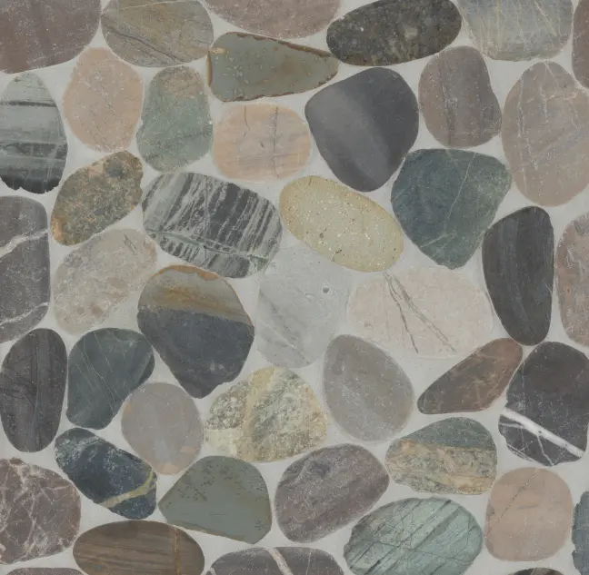 Waterbrook Grey Mix Jumbo Sliced Pebble GRM