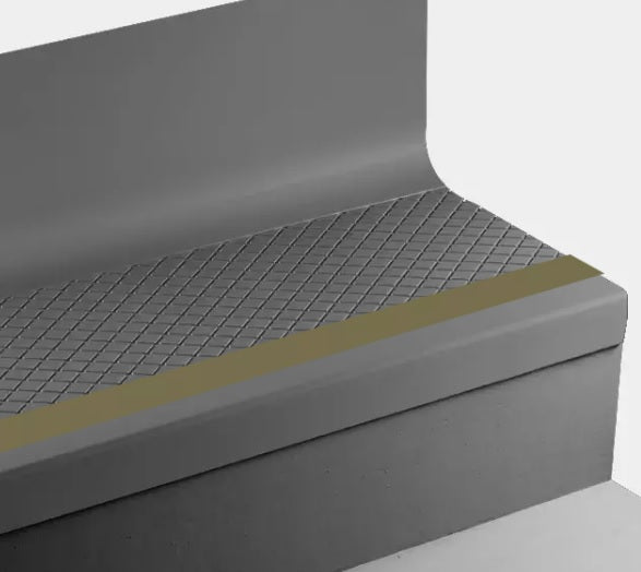 Tarkett Johnsonite Burnt Umber Angle Fit Stair Tread with Riser  Stone &  Tile Shoppe, Inc.