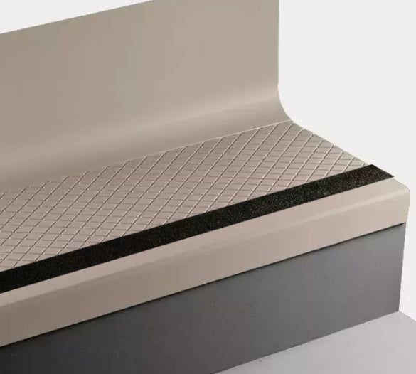 Tarkett Johnsonite Silk Angle Fit Stair Tread with Riser — Stone & Tile ...