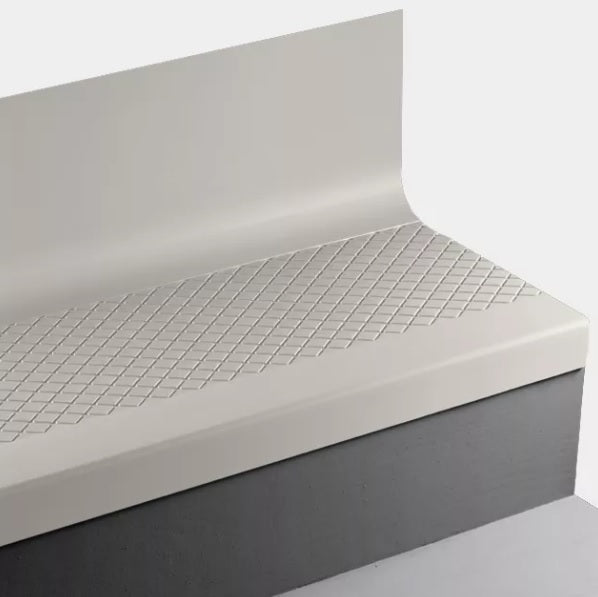 Tarkett Johnsonite White Sand Angle Fit Stair Tread with Riser — Stone ...