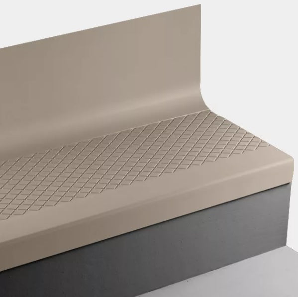 Tarkett Johnsonite Wicker Angle Fit Stair Tread with Riser — Stone ...