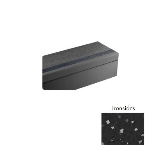 Tarkett Johnsonite Ironsides Angle Fit Speckled Stair Tread without
