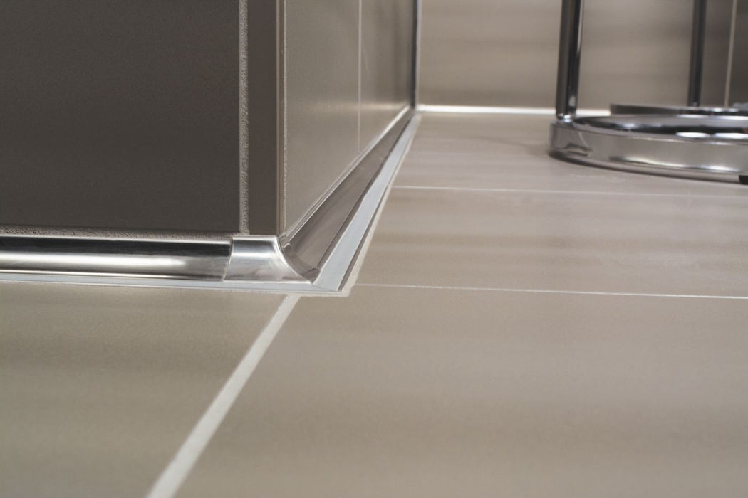 E90V4AU O11HB Light Beige Stainless Steel Tile Edging Trim