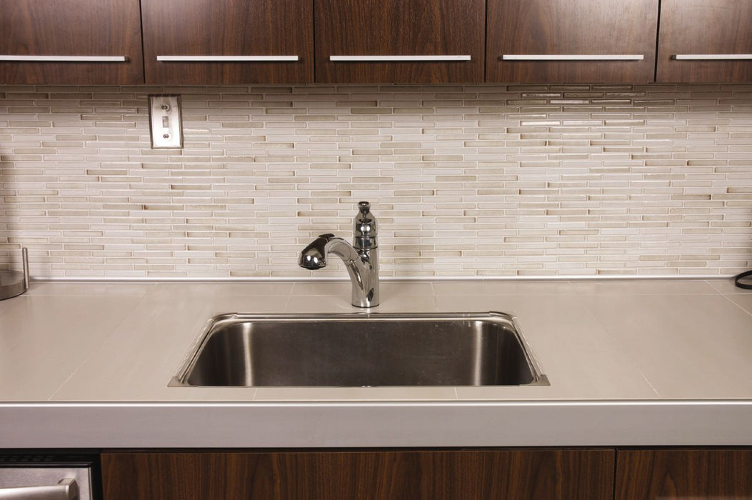 I90RS80AT39 Satin Nickel Anodized Aluminum Metal Tile Edging Trim