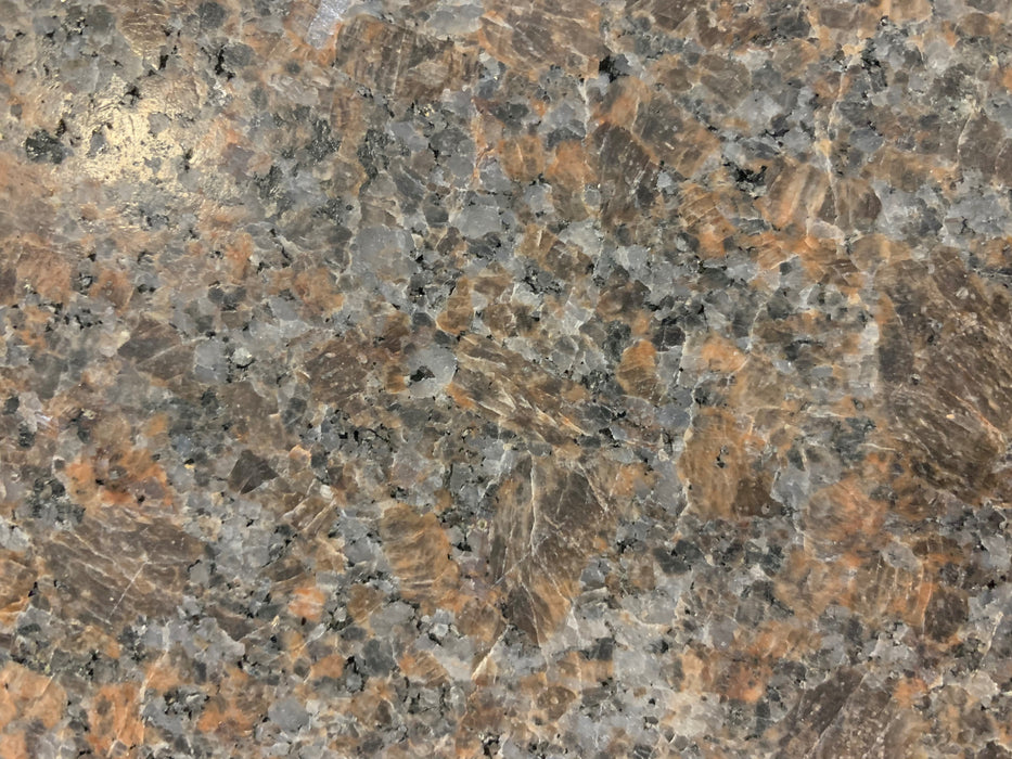 Dakota Mahogany Granite Satin Tile - 18" x 18" x 1/2"