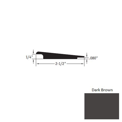 Johnsonite Dark Brown CTA-44-HT