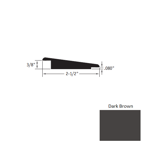 Johnsonite Dark Brown CTA-44-Z