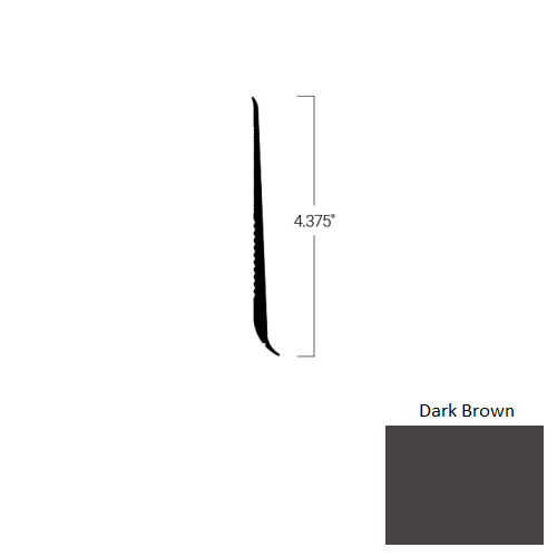 Johnsonite Dark Brown S102676-44-WB0004-TDCR4