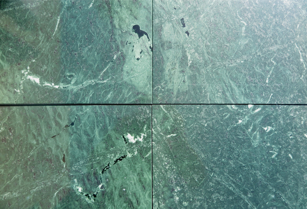 Full Tile Sample - Dark Green (Premium) Marble Tile - 12" x 12" x 3/8" Polished