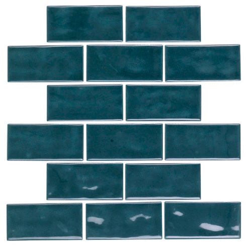 Marazzi Artezen AT24 Deep Blue Glossy Ceramic Mosaic | Lowest