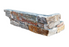 Desert Gold Cement Backing Natural Cleft Quartzite Ledgestone Corner - 6" x 18" x 6" x +/- 1 1/4"