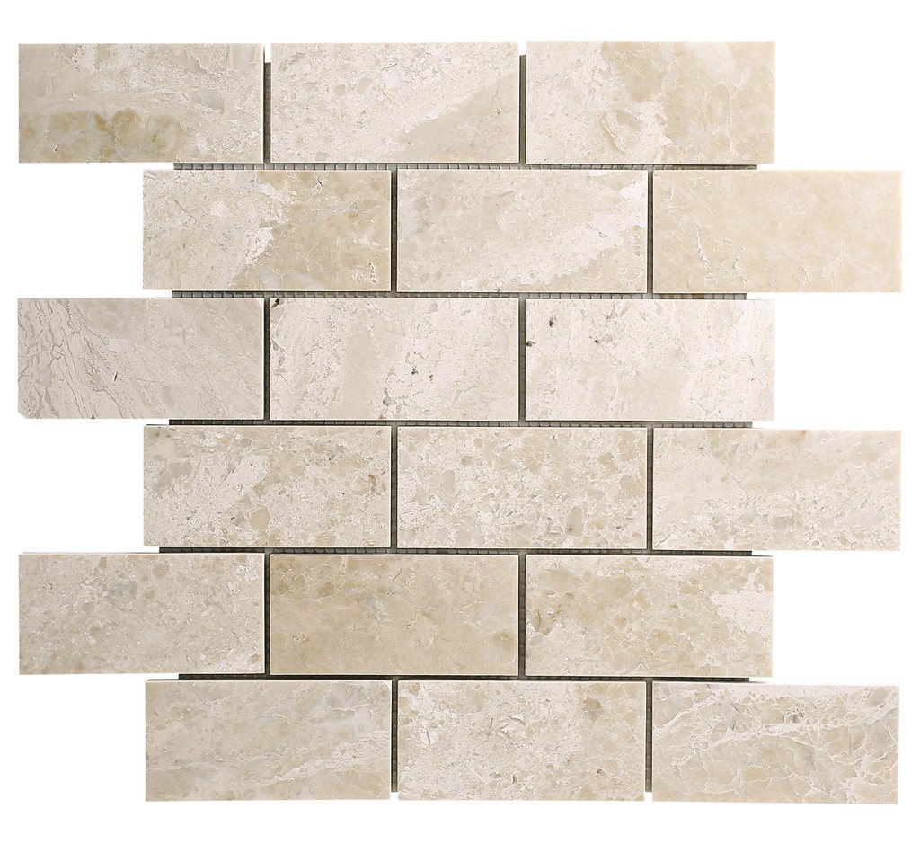 Diano Royal Marble Mosaic - 2" x 4" Brick Polished
