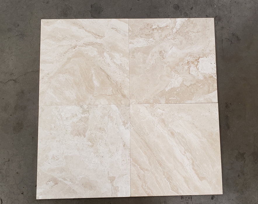 Diano Royal Marble Polished Tile - 18" x 18" x 1/2"