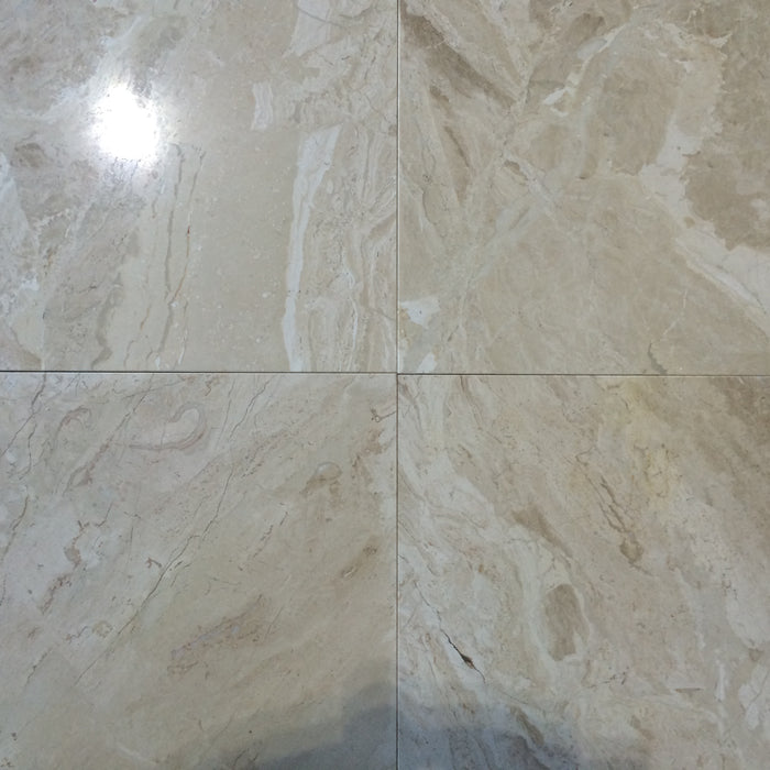 Diano Royal Marble Tile - 18" x 18" x 1/2" Polished