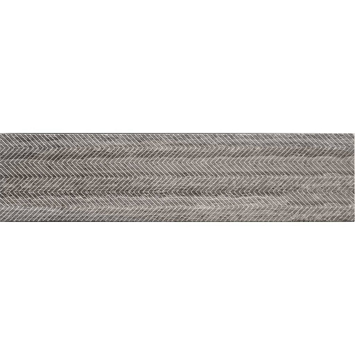 Artistic Stone Etched Chevron Wooden Grey EFT-03WG