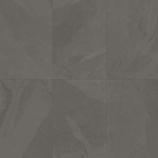 Full Tile Sample - Brazilian Slate Elephant Grey Porcelain Tile - 12" x 24" Natural