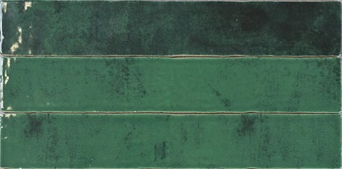 Roca Zellige Emerald Green Glossy Ceramic Tile | Lowest