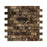 Emperador Dark Marble Mosaic - 1" x 2" Brick Polished