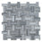 Marmara Striato Polished Marble Mosaic - 1" x 2" Basket Weave