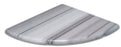 Marmara Striato Polished Marble Corner Shelf - 9" x 9"
