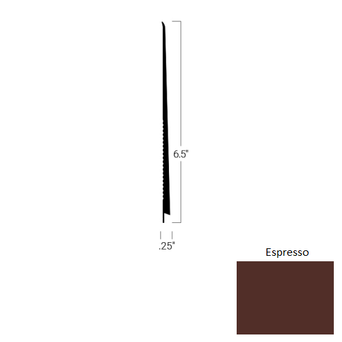 Johnsonite Espresso TDC-132-6 1/2X75
