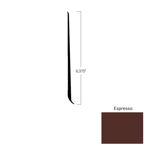 Johnsonite Espresso TDCR-132-6 3/8X75