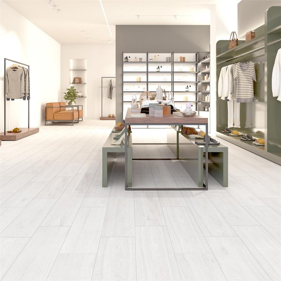 Somer Tile Amazon White Matte Porcelain Tile Lowest Price — Stone