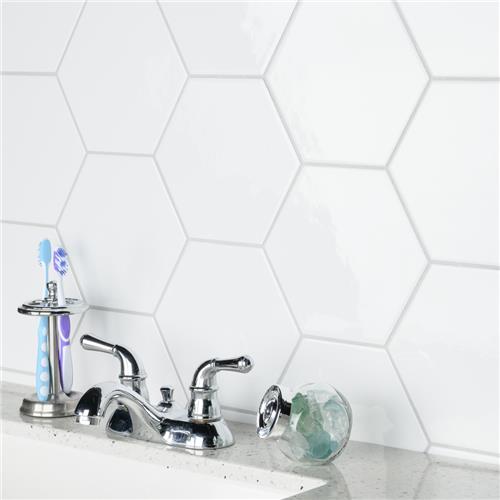 Hexatile Blanco FEQ8HGB Glossy