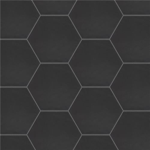 Hexatile Nero FEQ8HMN Matte Porcelain