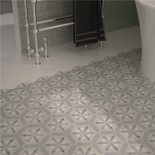 Hexatile Nature Black & White FEQ8HMNBW Matte