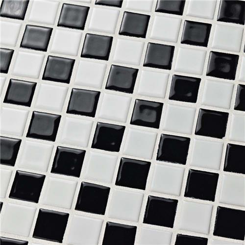 Checkerboard Porcelain Square FKOKA325