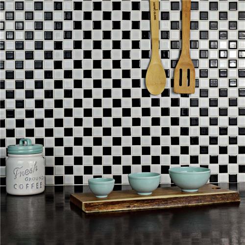 Checkerboard Square FKOKA325 Glossy Porcelain