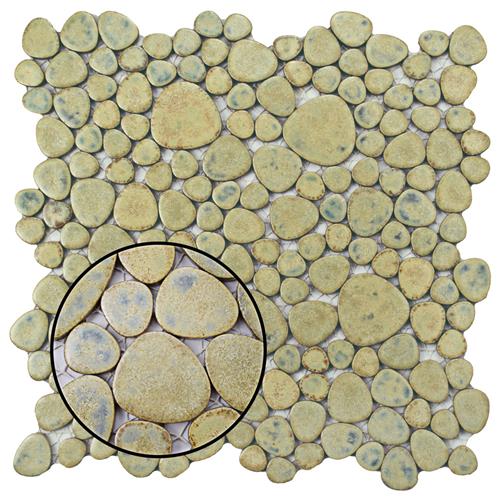 Pebble Porcelain Green Moss FKOPS711