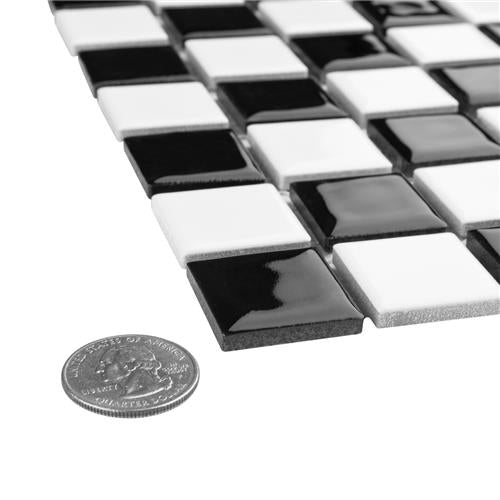 Checkerboard Porcelain Square FKOTCK1