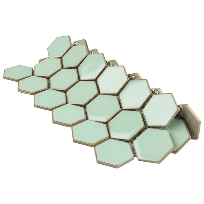 Hudson Due Light Green FPLH2X13 Glazed