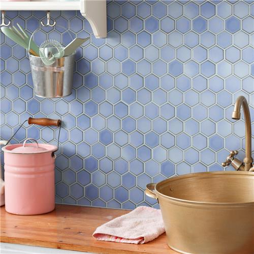 Hudson Due Frost Blue FPLH2X14 Glossy Porcelain