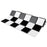 Metro Black & White Quad Checkerboard FTCM2QCGBW Glossy