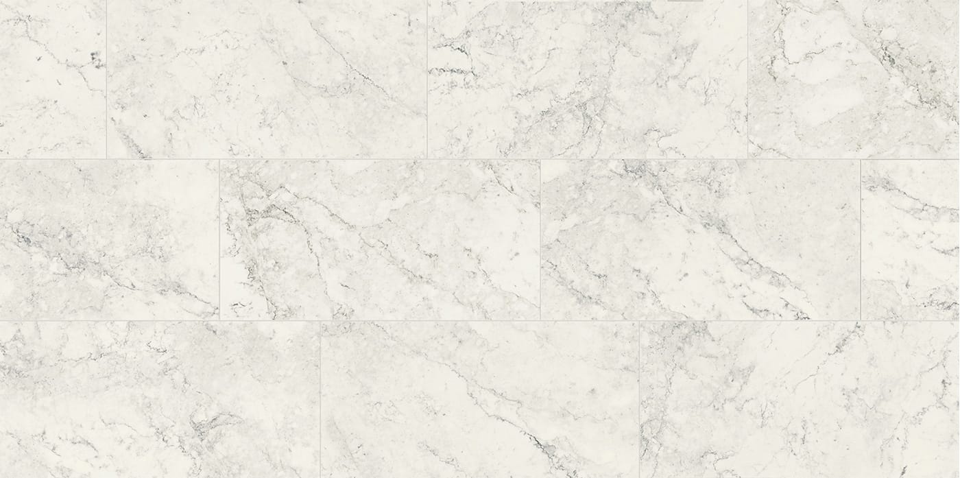 Full Tile Sample - Exalt Fairy White Porcelain Tile - 12" x 24" Natural