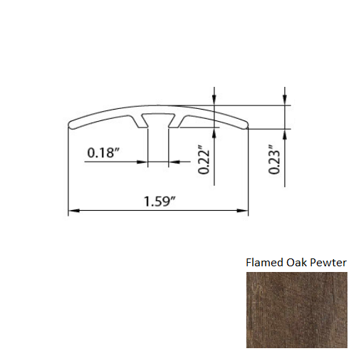 Aloft Flamed Oak Pewter TUTIN542