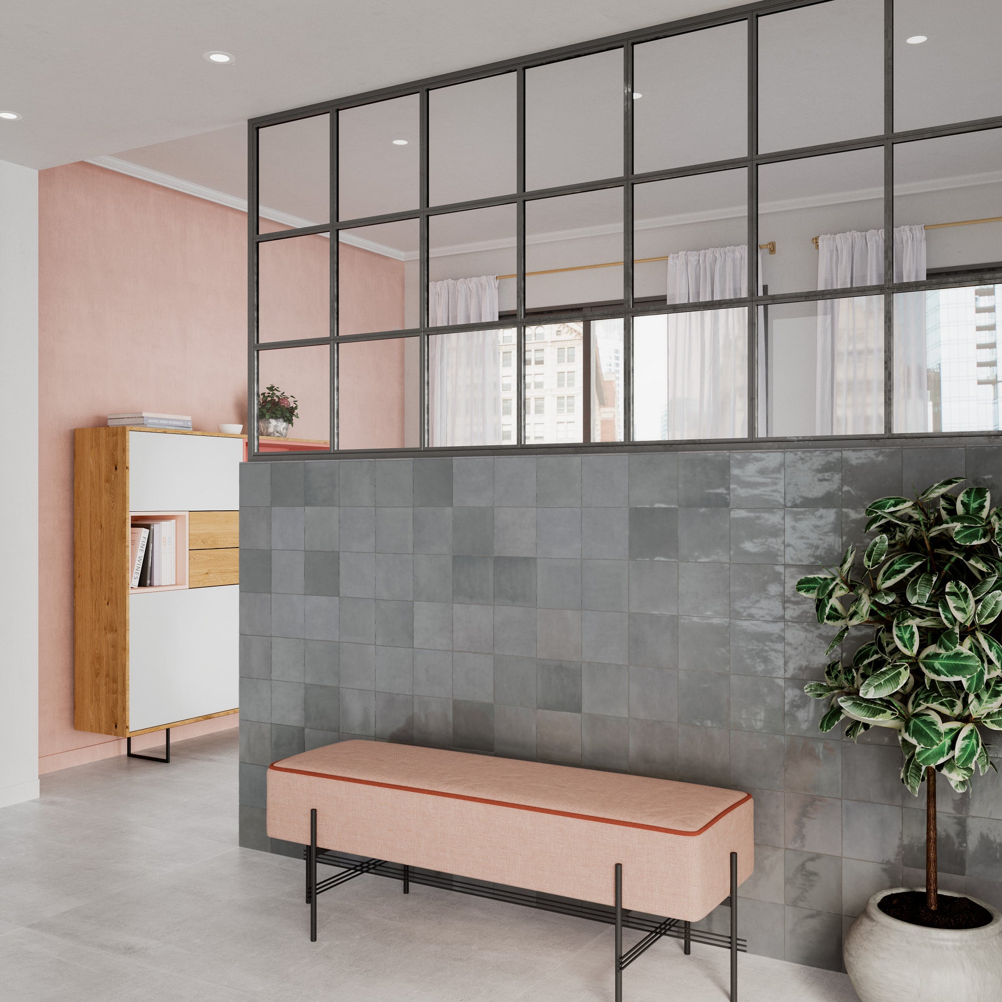 Arizona Tile Flash Cool Grey Glazed Ceramic Tile | Lowest Price — Stone ...