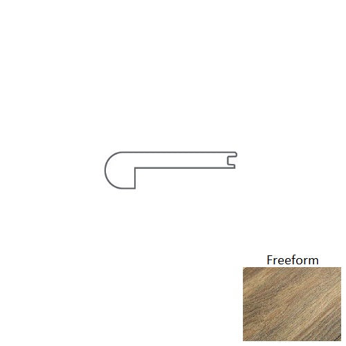 Shaw Expressions 09047 Freeform UV Aluminum Oxide Flush Stairnose