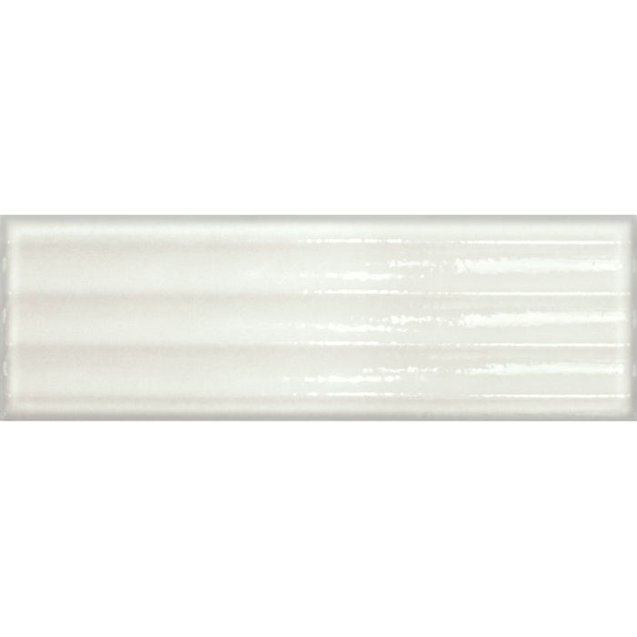 Glassalike Fluted Bianco VERGLASFLBIA412