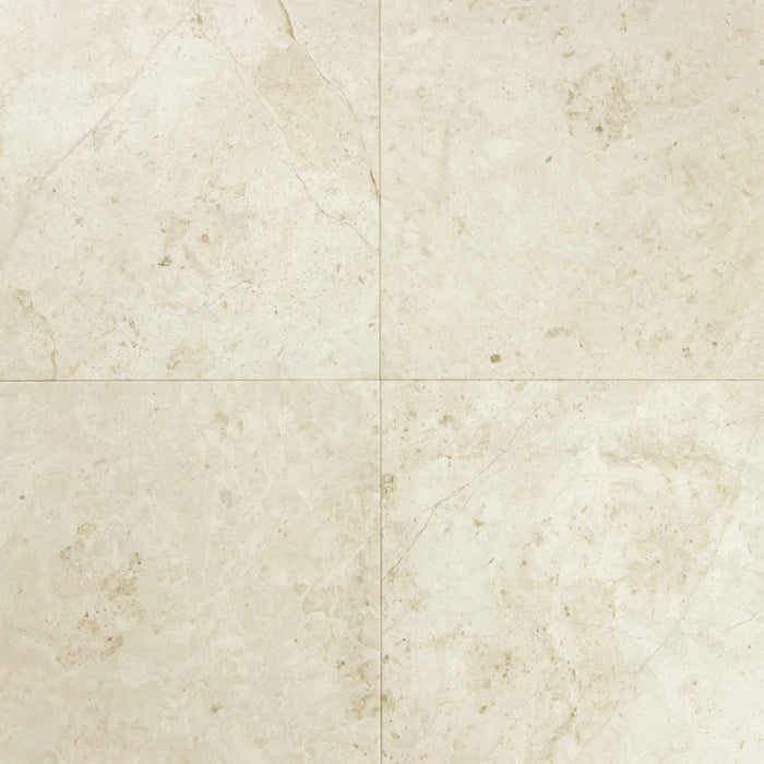 French Vanilla Marble Tile - 12" x 12" x 3/8" Polished
