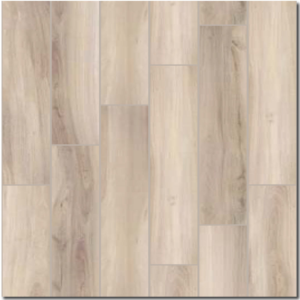 Gardenia Almond Natural Porcelain Tile - 8" x 48" x 3/8"