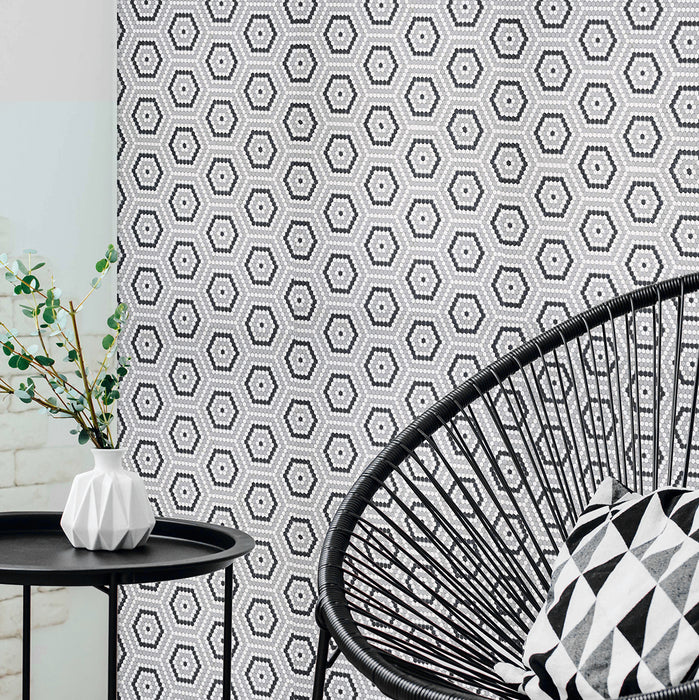 Geometro Belfort Classic Recycled Glass Matte  - Hexagon