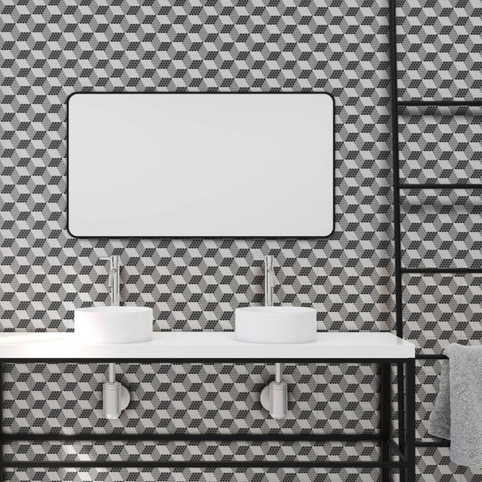 Geometro Bordeaux Classic Recycled Glass Matte  - Cube